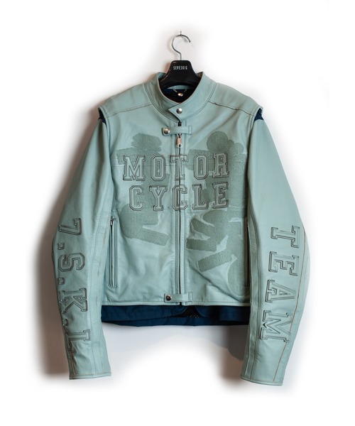 SEVESKIG（セヴシグ）の「SEVESKIG/セブシグ/Detachable Racer Riders（ライダースジャケット・メンズ・その他/ブルー・SMALL/MEDIUM/LARGE/X-LARGE）」の16枚目の写真