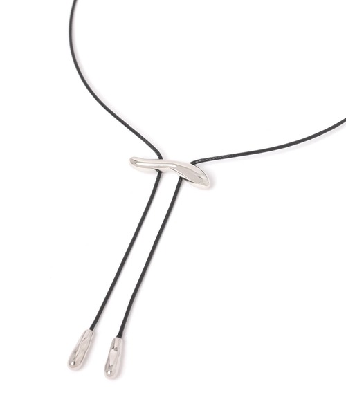 LEPSIM（レプシィム）の「ラリエットコードネックレス　137905（ネックレス・レディース・ブラウン/ブラック・ONE SIZE）」の3枚目の写真