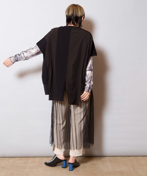 OSMOSIS(オズモーシス)の「切替配色プルオーバー(Tシャツ/カットソー・レディース・ホワイト/カーキ/ブラック・ONE SIZE)」の20枚目の写真