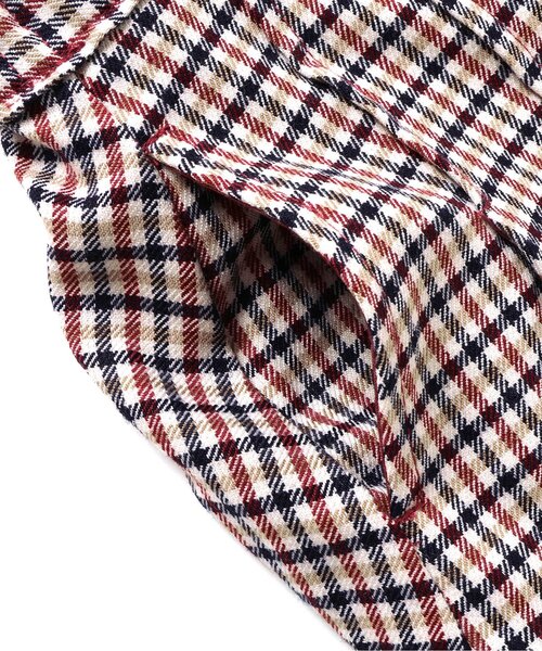 apres les cours（アプレレクール）の「【リンク】サス付きプリーツスカート（スカート・キッズ・チャコール/チェック・120/110/100/90/80/140/130）」の12枚目の写真