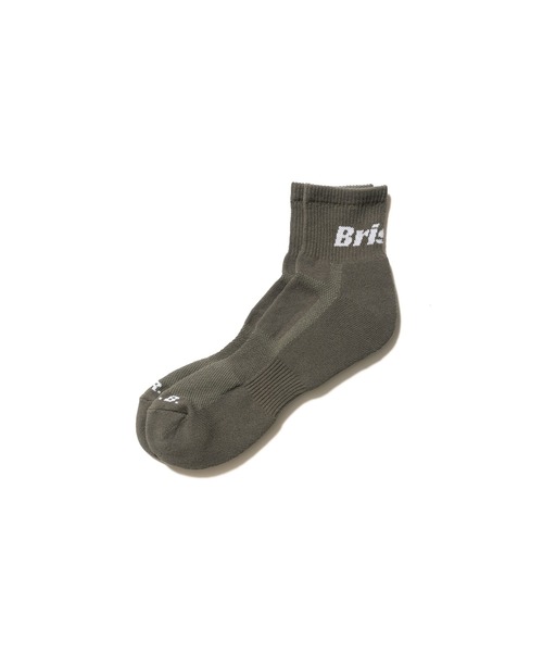 F.C.Real Bristol(エフシーレアルブリストル)の「AUTHENTIC LOGO SHORT SOCKS(ソックス/靴下・メンズ・ブラック/カーキ/ホワイト・MEDIUM/LARGE)」の3枚目の写真