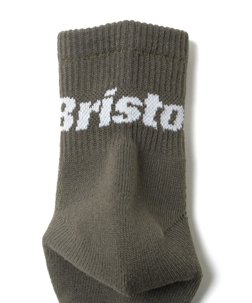 F.C.Real Bristol(エフシーレアルブリストル)の「AUTHENTIC LOGO SHORT SOCKS(ソックス/靴下・メンズ・ブラック/カーキ/ホワイト・MEDIUM/LARGE)」の5枚目の写真