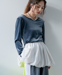 bohmal | 2WAYベロアトップス(Tシャツ/カットソー)