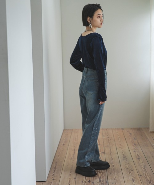 マルタンマルジェラ　2way ベロアトップス 2WAYベロアトップス（Tシャツ/カットソー）｜bohmal（ボマール