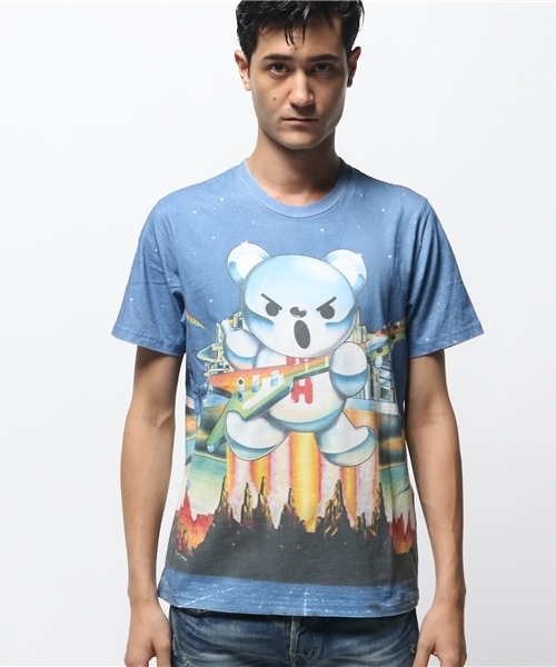HYSTERIC GLAMOUR(ヒステリックグラマー)の「BEAR CITY pt T-SH(Tシャツ/カットソー・メンズ・マルチ・MEDIUM/SMALL/LARGE)」の8枚目の写真