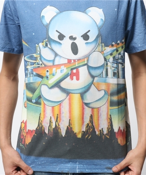 HYSTERIC GLAMOUR(ヒステリックグラマー)の「BEAR CITY pt T-SH(Tシャツ/カットソー・メンズ・マルチ・MEDIUM/SMALL/LARGE)」の5枚目の写真