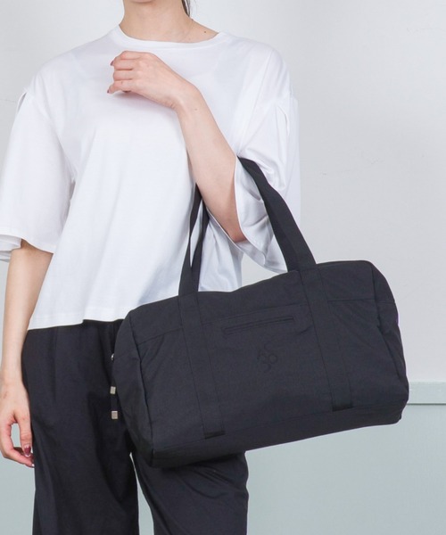 ACOC(アコック)の「【ACOC/アコック】ショルダーバッグ Lip Large Boston Bag(ショルダーバッグ・レディース・ブラック/チャコールグレー/シルバー・FREE)」の22枚目の写真