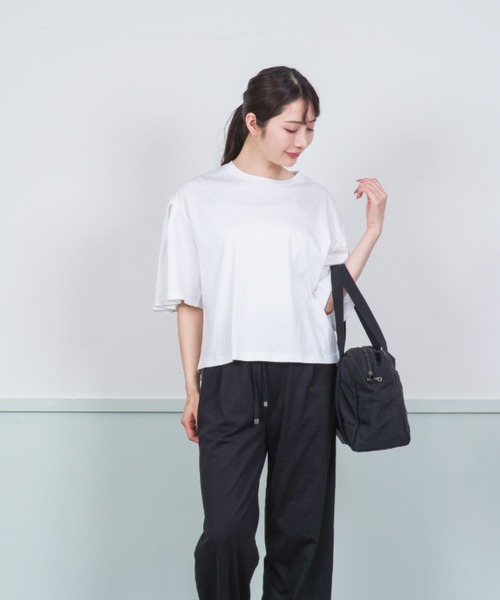 ACOC(アコック)の「【ACOC/アコック】ショルダーバッグ Lip Large Boston Bag(ショルダーバッグ・レディース・ブラック/チャコールグレー/シルバー・FREE)」の20枚目の写真