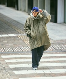 FREAK'S STORE | 限定展開 ビッグシルエット モンスターパーカー / 中綿 ミリタリージャケット(ブルゾン)