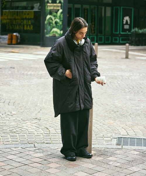 FREAK'S STORE（フリークスストア）の「限定展開 ビッグシルエット モンスターパーカー / 中綿 ミリタリージャケット（ブルゾン・メンズ・オリーブ/ブラック・LARGE/MEDIUM/SMALL）」の11枚目の写真