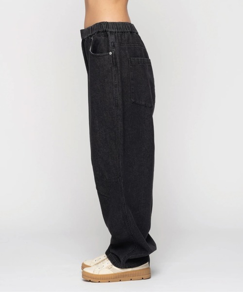セール】TAKE IT EASY PANTS/ロキシーワイドフィットパンツ