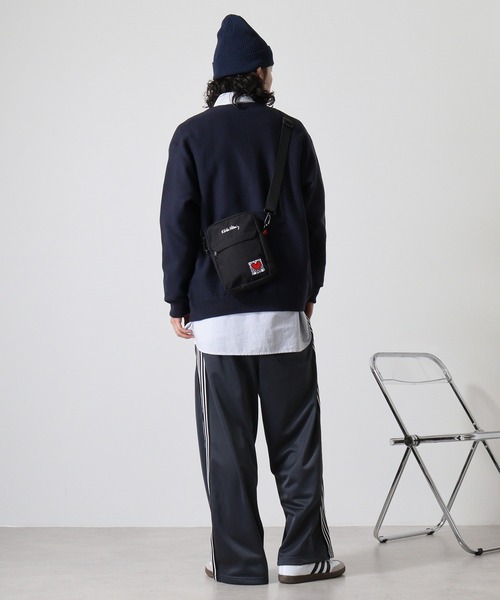 Keith Haring（キース・ヘリング）の「Keith Haring ハートタテ型ショルダーバッグ（ショルダーバッグ・メンズ・ブラック・FREE）」の6枚目の写真