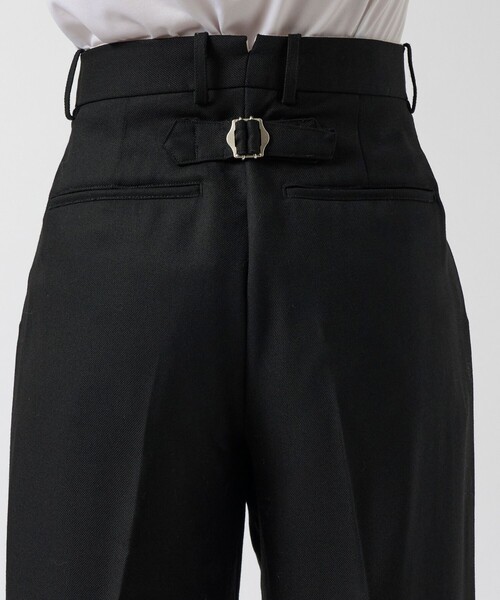 TANAKA / タナカ】THE WORK TROUSERS BLACK（スラックス