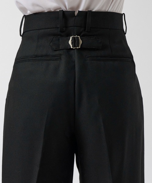 TANAKA / タナカ】THE WORK TROUSERS BLACK（スラックス