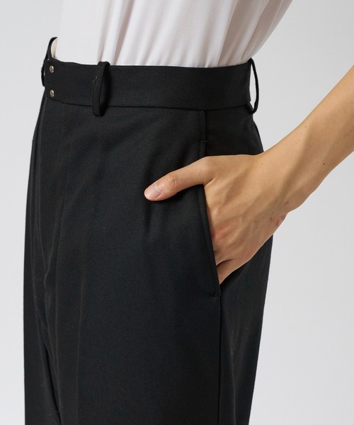 18 19 84 タナカ様 TANAKA / タナカ】THE WORK TROUSERS BLACK（スラックス）｜TANAKA