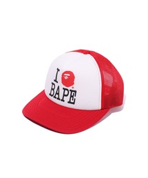 ハ*グ様 I LOVE BAPE トラッカーキャップ 87540641b_19_d_215.jpg