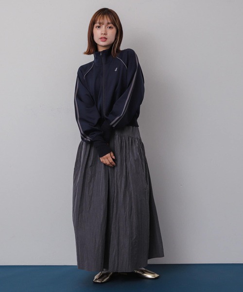 SENSE OF PLACE by URBAN RESEARCH(センスオブプレイスバイアーバンリサーチ)の「トラックジャケット(ブルゾン・レディース・アイボリー/ネイビー/カーキ・ONE)」の14枚目の写真