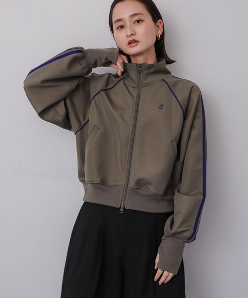 SENSE OF PLACE by URBAN RESEARCH(センスオブプレイスバイアーバンリサーチ)の「トラックジャケット(ブルゾン・レディース・アイボリー/ネイビー/カーキ・ONE)」の17枚目の写真