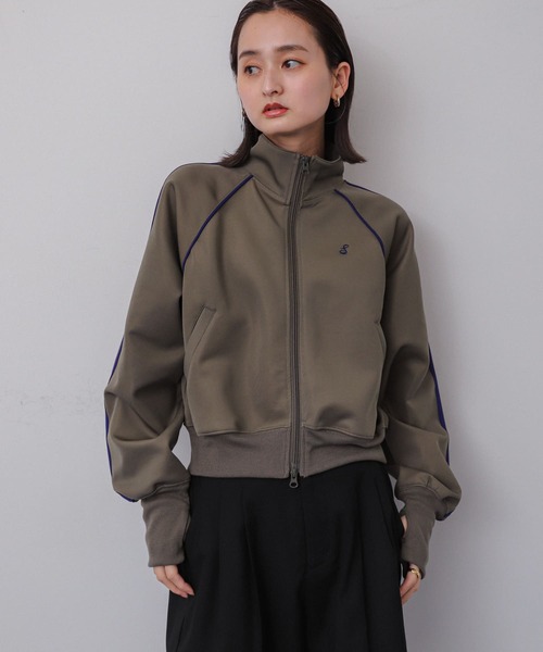 SENSE OF PLACE by URBAN RESEARCH(センスオブプレイスバイアーバンリサーチ)の「トラックジャケット(ブルゾン・レディース・アイボリー/ネイビー/カーキ・ONE)」の18枚目の写真