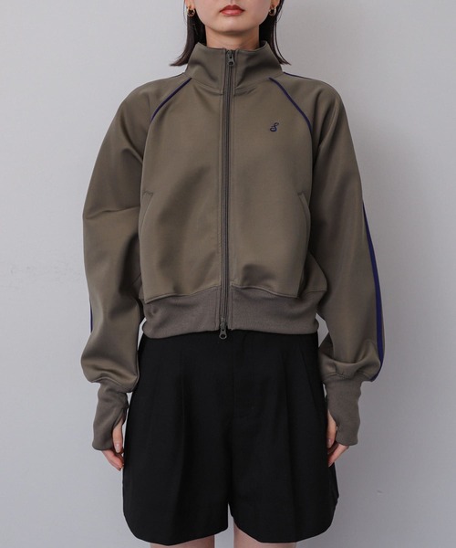 SENSE OF PLACE by URBAN RESEARCH(センスオブプレイスバイアーバンリサーチ)の「トラックジャケット(ブルゾン・レディース・アイボリー/ネイビー/カーキ・ONE)」の21枚目の写真