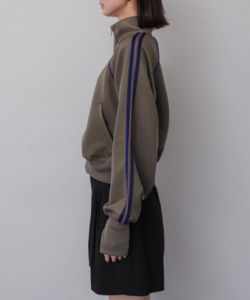 SENSE OF PLACE by URBAN RESEARCH(センスオブプレイスバイアーバンリサーチ)の「トラックジャケット(ブルゾン・レディース・アイボリー/ネイビー/カーキ・ONE)」の22枚目の写真