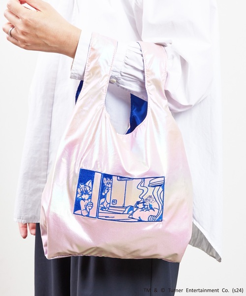 Tom&Jerry(トムアンドジェリー)の「FLAPPER フラッパー:トムとジェリー コミック刺繍トート(トートバッグ・レディース・C/A/B・FREE)」の1枚目の写真