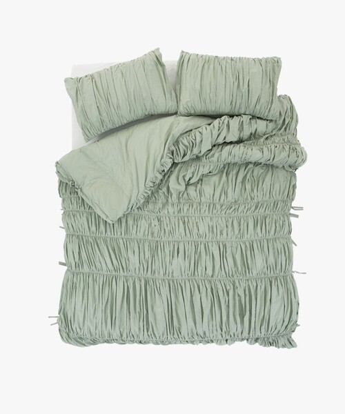 bpr BEAMS(ビーピーアール ビームス )の「GATA / Big waves DUVET COVER(寝具・レディース・ミント/ピンク/ブラック/オフホワイト/ネイビー/サックスブルー/ホワイト・SINGLE/SEMI DOUBLE)」の5枚目の写真