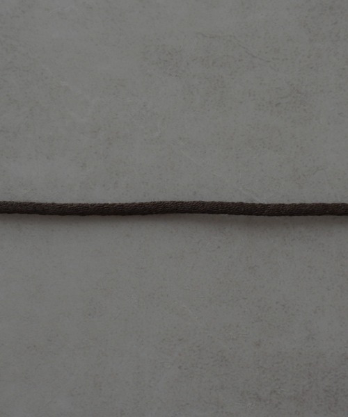 Lynn.（リン）の「long code tie（ネックレス・レディース・ブラック/ダークブラウン・FREE）」の3枚目の写真