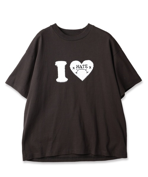 DISCOVERED(ディスカバード)の「I LOVE I HATE TEE(Tシャツ/カットソー・メンズ・ホワイト/ブラック・1/3)」の12枚目の写真