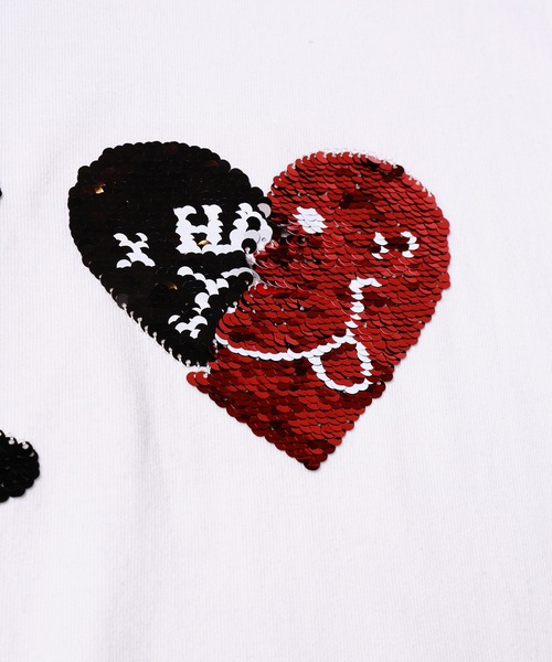 DISCOVERED(ディスカバード)の「I LOVE I HATE TEE(Tシャツ/カットソー・メンズ・ホワイト/ブラック・1/3)」の4枚目の写真