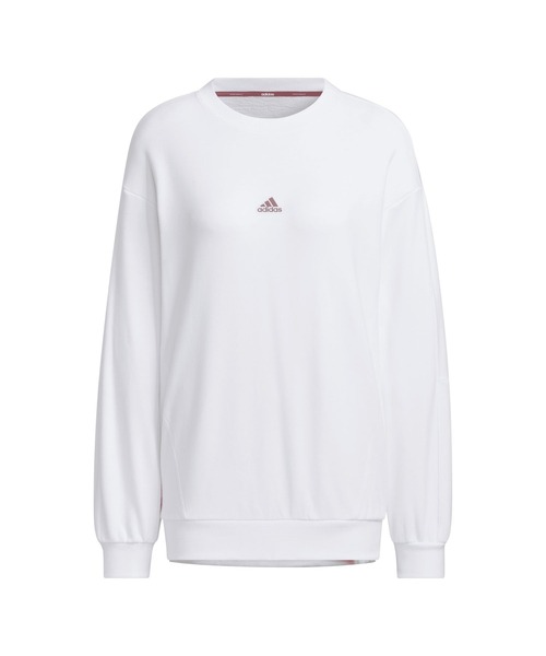 adidas(アディダス)の「アディダス adidas W WORD クルースウェット(スウェット・レディース・ライトグリーン/ホワイト/マスタード・S/M/L/XL)」の7枚目の写真