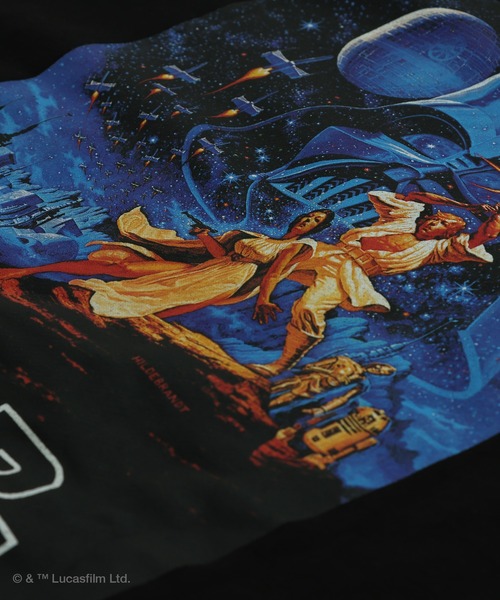 STAR WARS（スターウォーズ）の「STAR WARS / スター・ウォーズ 裏毛パーカー（パーカー・メンズ・ブラック・S/M/L）」の11枚目の写真