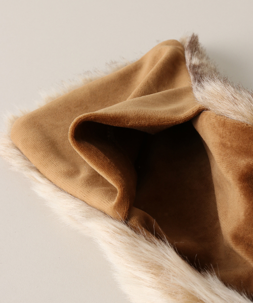 ANNA SUI NYC（アナ スイ エヌ ワイ シー）の「ANNA SUI NYC / アナスイエヌワイシー アニマルフードマフラー（マフラー・レディース・ブラック/ホワイト/ブラウン・FREE）」の10枚目の写真