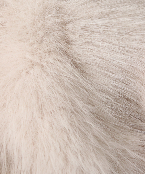 ANNA SUI NYC（アナ スイ エヌ ワイ シー）の「ANNA SUI NYC / アナスイエヌワイシー アニマルフードマフラー（マフラー・レディース・ブラック/ホワイト/ブラウン・FREE）」の14枚目の写真