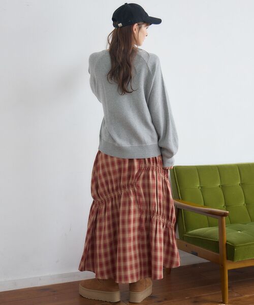 RETRO GIRL(レトロガール)の「【新色追加】ギャザーティアードSK(スカート・レディース・ブラック系その他2/ブラック/ブラウン系その他2/レッド系その他2・FREE)」の22枚目の写真