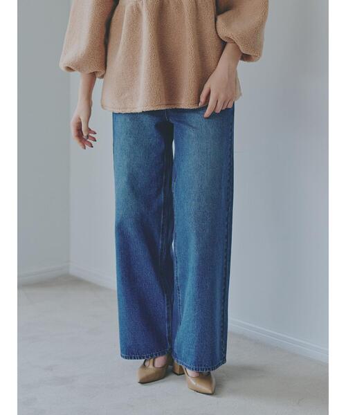 so4u（ソーフォーユー）の「ストレートデニムパンツ（その他パンツ・レディース・ネイビー/ブルー・S/M）」の2枚目の写真