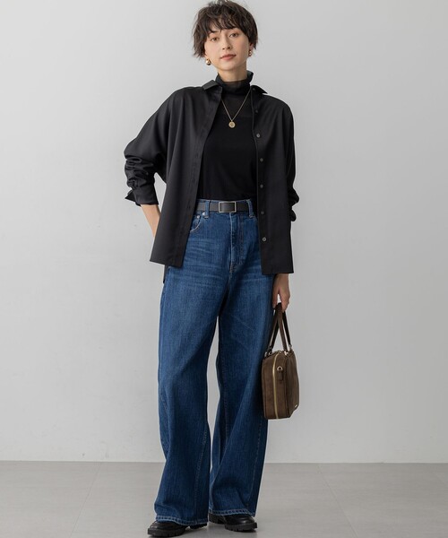 23区（ニジュウサンク）の「【滝沢眞規子さん着用】ホールレス ベルト（ベルト・レディース・ブラック系/ダークブラウン系・32/38/44）」の19枚目の写真