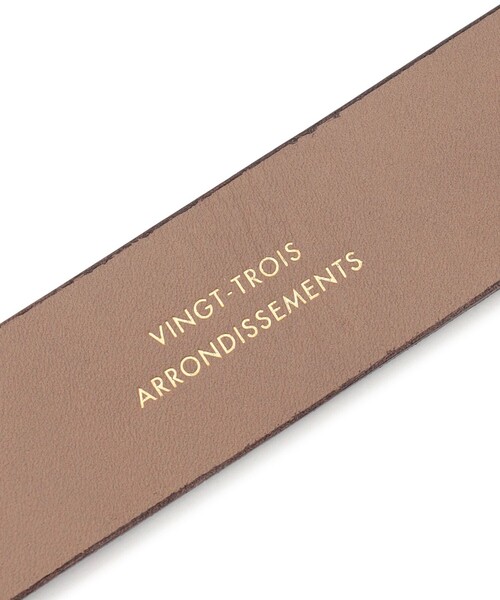 23区（ニジュウサンク）の「【滝沢眞規子さん着用】ホールレス ベルト（ベルト・レディース・ブラック系/ダークブラウン系・32/38/44）」の9枚目の写真