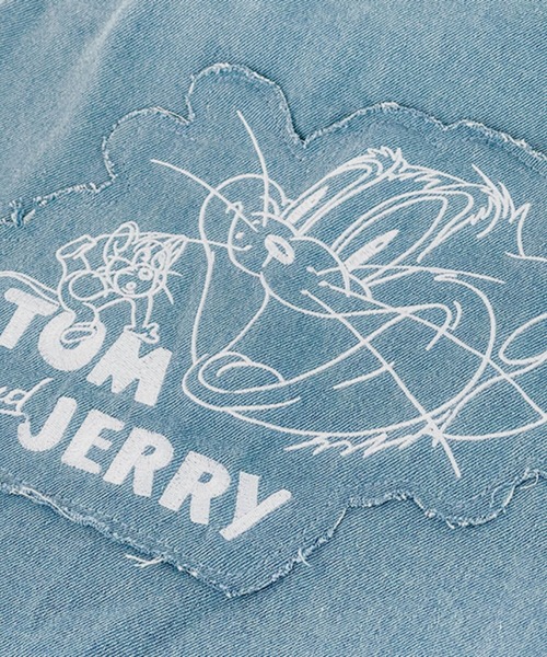 Tom&Jerry(トムアンドジェリー)の「TOM and JERRY×Flapperデニムトート(トートバッグ・レディース・ブルー/ライトブルー・FREE)」の9枚目の写真