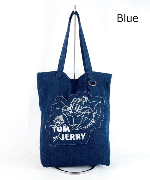 Tom&Jerry(トムアンドジェリー)の「TOM and JERRY×Flapperデニムトート(トートバッグ・レディース・ブルー/ライトブルー・FREE)」の10枚目の写真