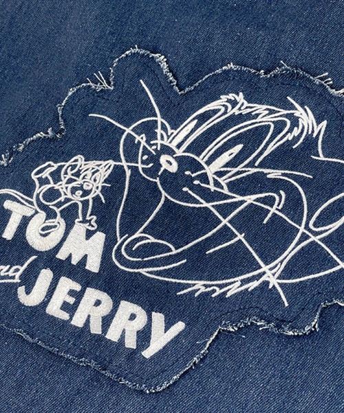 Tom&Jerry(トムアンドジェリー)の「TOM and JERRY×Flapperデニムトート(トートバッグ・レディース・ブルー/ライトブルー・FREE)」の14枚目の写真