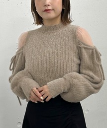 archives | ショルダーシアーリブフェザーニット(ニット/セーター)