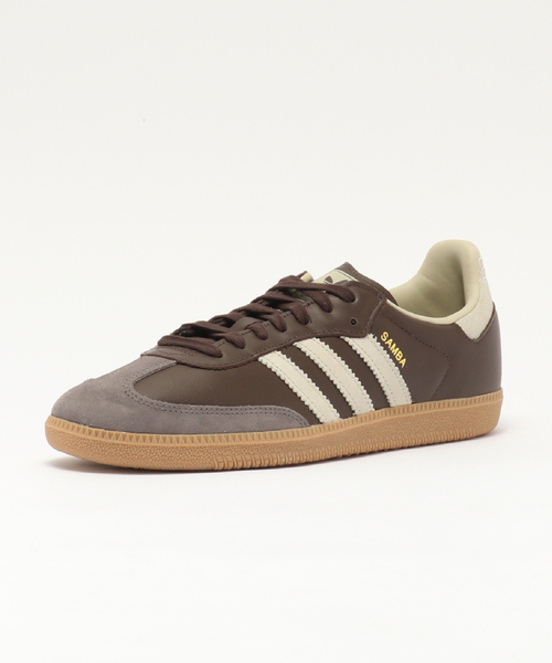 adidas(アディダス)の「WEB限定【adidas Originals/ アディダス オリジナルス】SAMBA OG / サンバ OG|ID1481(スニーカー・メンズ・ブラウン・28cm/27.5cm/27cm/26.5cm/26cm)」の2枚目の写真