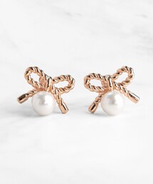 TOCCA（トッカ）の「PROMISE PEARL RIBBON EARRINGS イヤリング（イヤリング）」