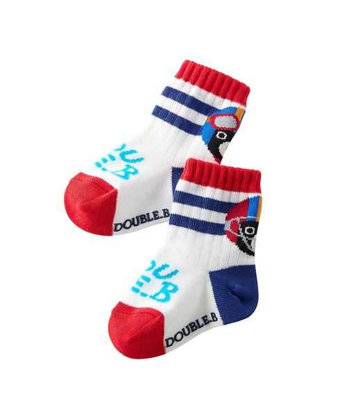 DOUBLE_B（ダブルビー）の「バックキャラソックス（ソックス/靴下・キッズ・ベージュ/ホワイト/グレー・13-15cm/11-13cm/15-17cm/17-19cm/19-21cm）」の10枚目の写真