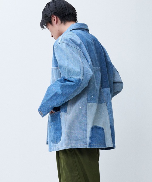 Johnbull（ジョンブル）の「【rebear by Johnbull】パッチワークデニム