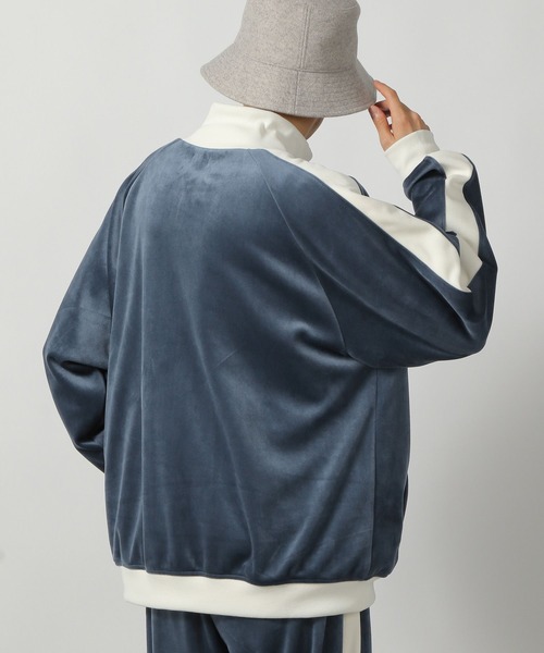 LAKOLE（ラコレ）の「ベロアトラックジャケット / 147353（その他アウター・メンズ・ブラック/ブルー/ホワイト・LARGE/MEDIUM）」の12枚目の写真