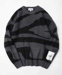 #MEMORY（メモリー）の「【MEMORY】モヘアタッチ マーブルクルーニット / Mohair Touch Marbled Crew Knit（ニット/セーター）」