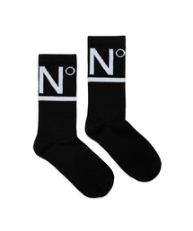 N°21（ヌメロ ヴェントゥーノ）の「N°21（ヌメロ ヴェントゥーノ）Kids & Junior ブランドロゴソックス靴下（ソックス/靴下）」