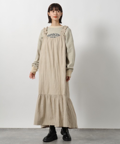 LAKOLE（ラコレ）の「スエードライククリンクルワンピース / 234621